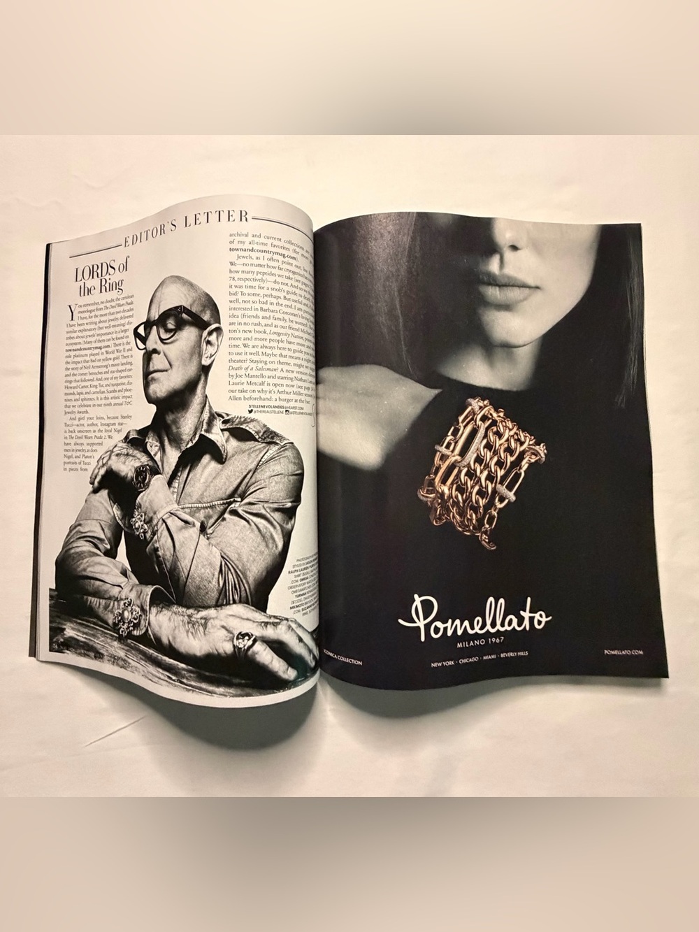 Town & Country Stanley Tucci “ That’s All “ Issue May 2026 Magazine - Picture 2 of 7